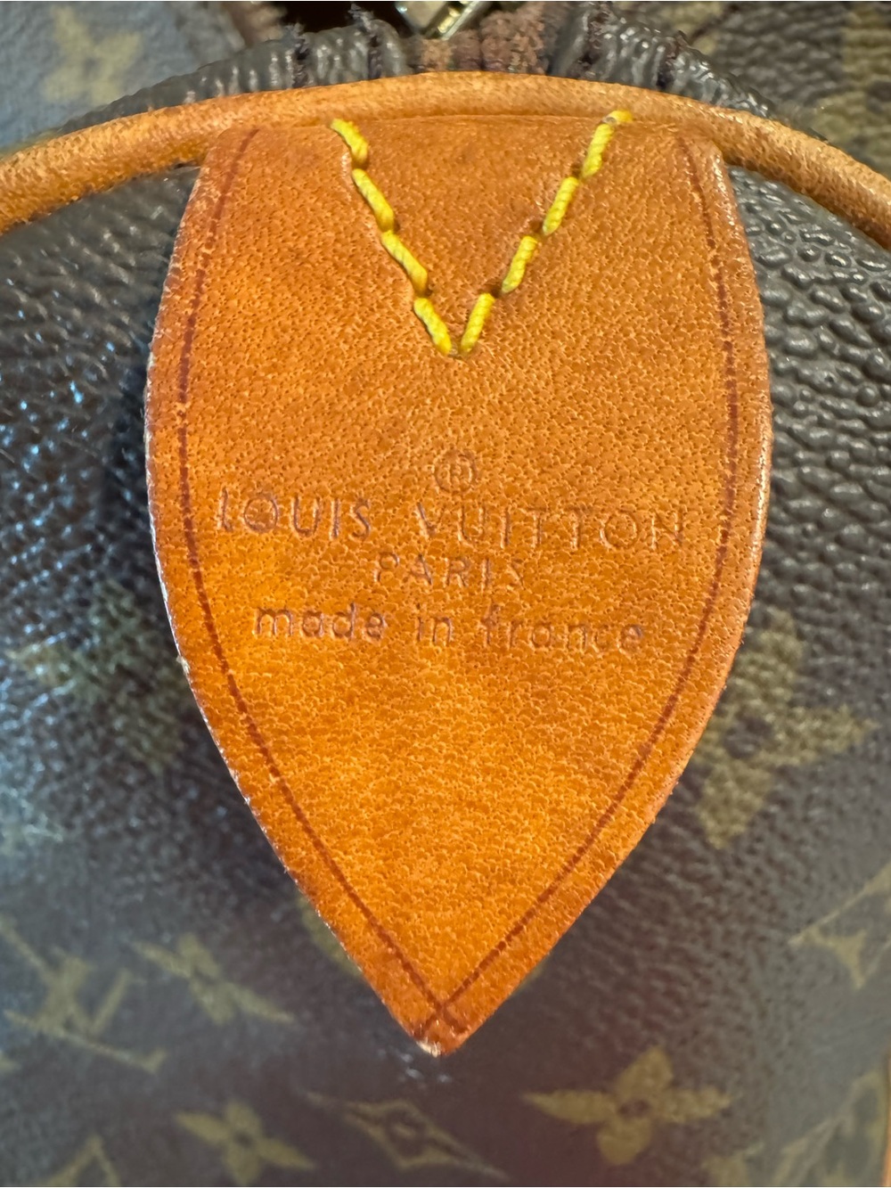 Vintage Louis Vuitton Brown Monogram Speedy 30 - Picture 6 of 16